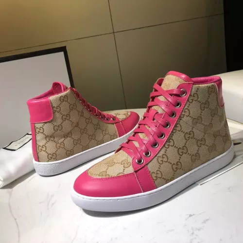 Gucci High Tops Shoes For Women #1292142 $76.00 USD, Wholesale Replica Gucci High Tops Shoes