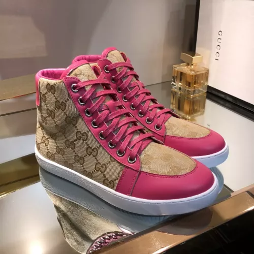 Replica Gucci High Tops Shoes For Women #1292142 $76.00 USD for Wholesale