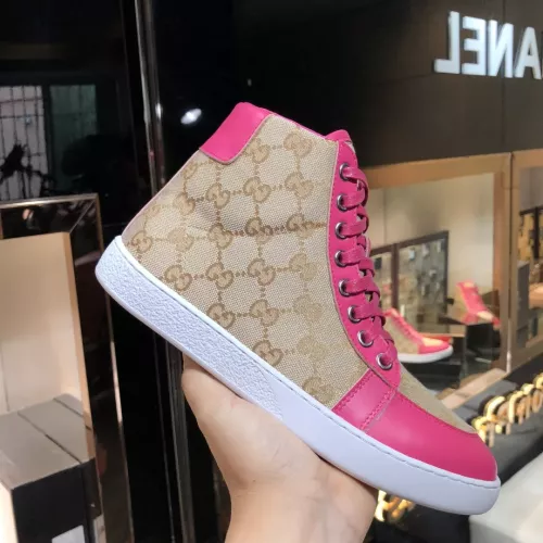 Replica Gucci High Tops Shoes For Women #1292142 $76.00 USD for Wholesale