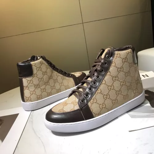 Gucci High Tops Shoes For Women #1292143 $76.00 USD, Wholesale Replica Gucci High Tops Shoes