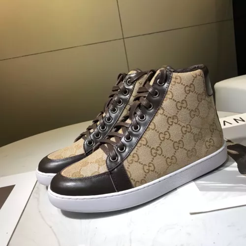 Replica Gucci High Tops Shoes For Women #1292143 $76.00 USD for Wholesale