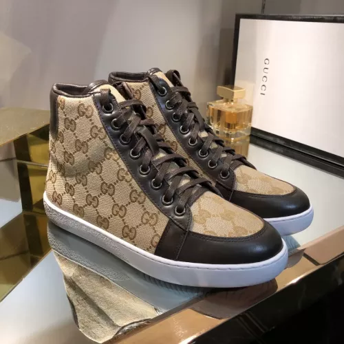 Replica Gucci High Tops Shoes For Women #1292143 $76.00 USD for Wholesale