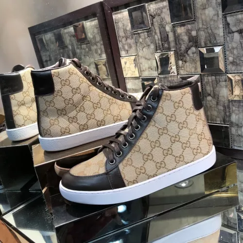 Replica Gucci High Tops Shoes For Women #1292143 $76.00 USD for Wholesale