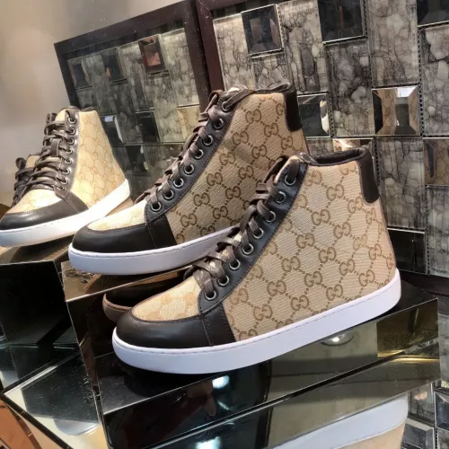 Replica Gucci High Tops Shoes For Men #1292144 $80.00 USD for Wholesale