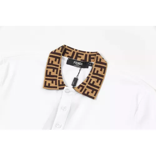 Replica Fendi T-Shirts Short Sleeved For Men #1292190 $45.00 USD for Wholesale