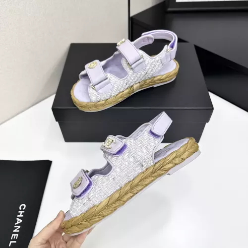 Replica Chanel Sandal For Women #1292265 $105.00 USD for Wholesale