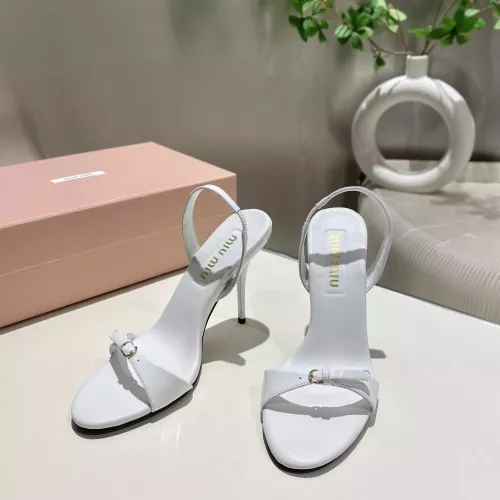 MIU MIU Sandal For Women #1292312 $85.00 USD, Wholesale Replica MIU MIU Sandal