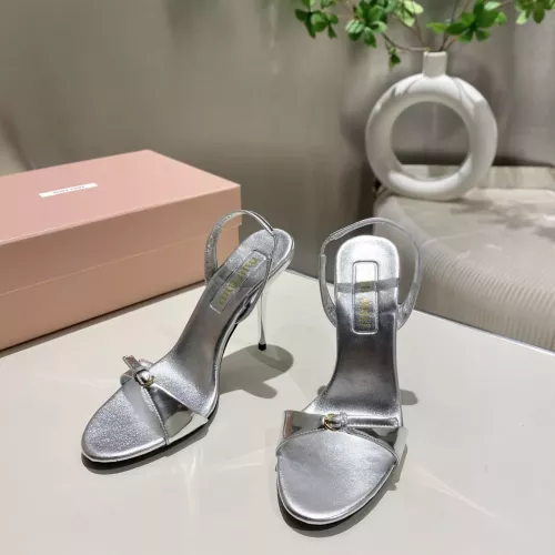 MIU MIU Sandal For Women #1292313 $85.00 USD, Wholesale Replica MIU MIU Sandal