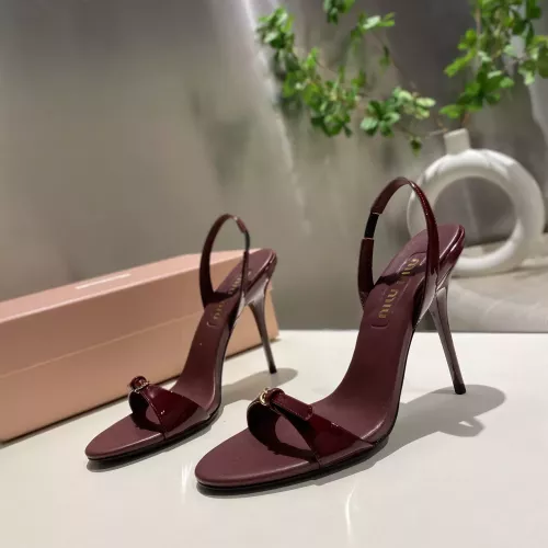 Replica MIU MIU Sandal For Women #1292318 $85.00 USD for Wholesale