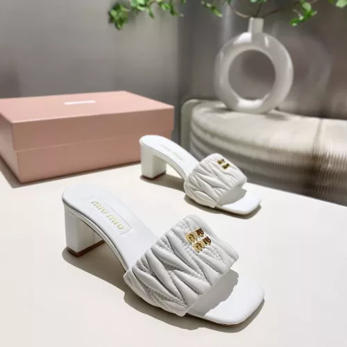 Replica MIU MIU Slippers For Women #1292322 $92.00 USD for Wholesale