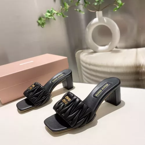 MIU MIU Slippers For Women #1292329 $92.00 USD, Wholesale Replica MIU MIU Slippers