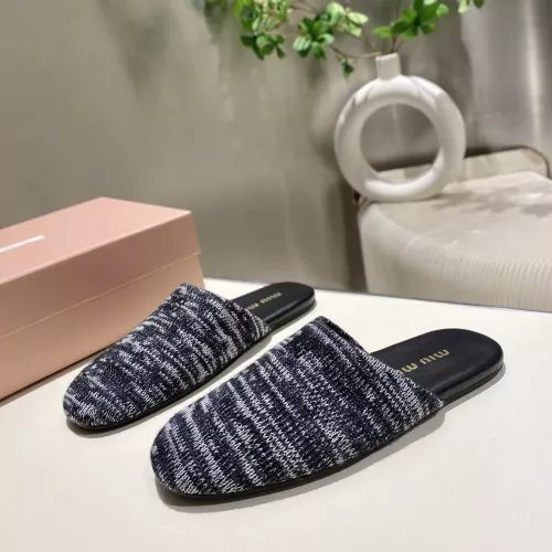 Replica MIU MIU Slippers For Women #1292332 $92.00 USD for Wholesale