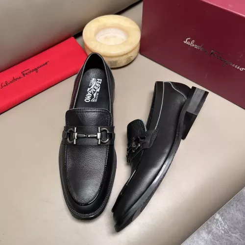 Salvatore Ferragamo Leather Shoes For Men #1292359 $80.00 USD, Wholesale Replica Salvatore Ferragamo Leather Shoes