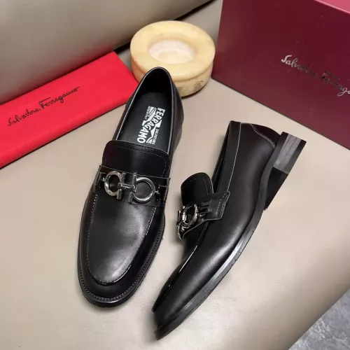 Salvatore Ferragamo Leather Shoes For Men #1292360 $80.00 USD, Wholesale Replica Salvatore Ferragamo Leather Shoes