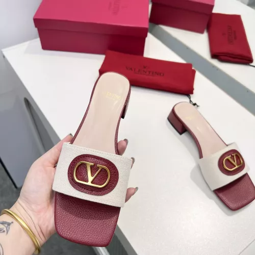 Replica Valentino Slippers For Women #1292417 $85.00 USD for Wholesale