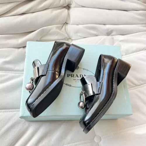 Replica Prada Leather Shoes For Women #1292485 $102.00 USD for Wholesale