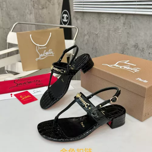 Replica Christian Louboutin Sandal For Women #1292495 $96.00 USD for Wholesale