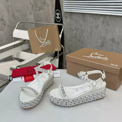 Replica Christian Louboutin Sandal For Women #1292496 $98.00 USD for Wholesale