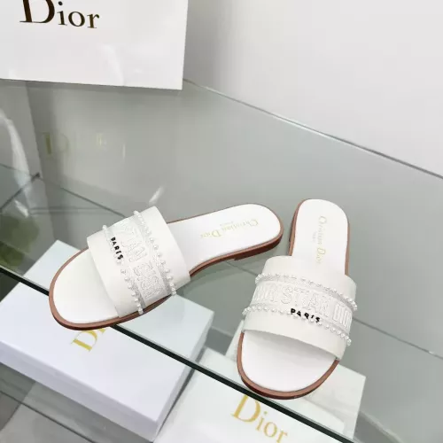 Replica Christian Dior Slippers For Women #1292540 $82.00 USD for Wholesale