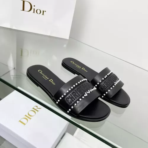 Replica Christian Dior Slippers For Women #1292543 $82.00 USD for Wholesale