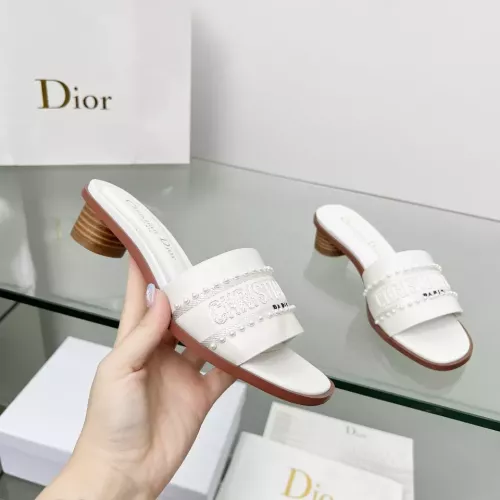 Replica Christian Dior Slippers For Women #1292544 $88.00 USD for Wholesale