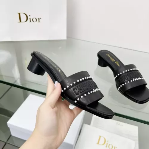 Replica Christian Dior Slippers For Women #1292546 $88.00 USD for Wholesale