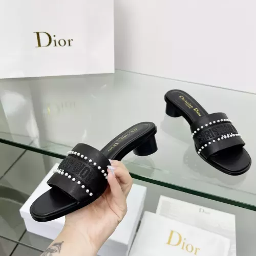 Replica Christian Dior Slippers For Women #1292546 $88.00 USD for Wholesale