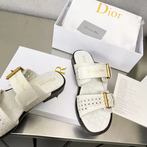 Replica Christian Dior Slippers For Women #1292547 $82.00 USD for Wholesale