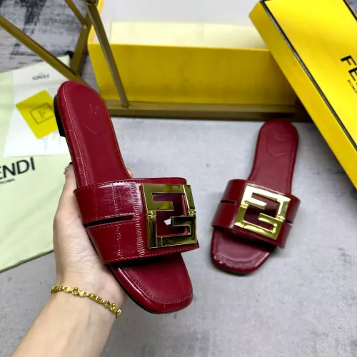 Fendi Slippers For Women #1292551 $85.00 USD, Wholesale Replica Fendi Slippers