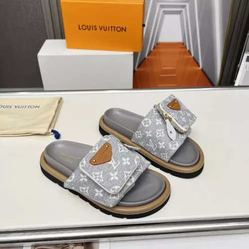 Louis Vuitton Slippers For Women #1292556 $80.00 USD, Wholesale Replica Louis Vuitton Slippers