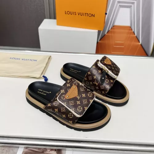 Louis Vuitton Slippers For Women #1292558 $80.00 USD, Wholesale Replica Louis Vuitton Slippers