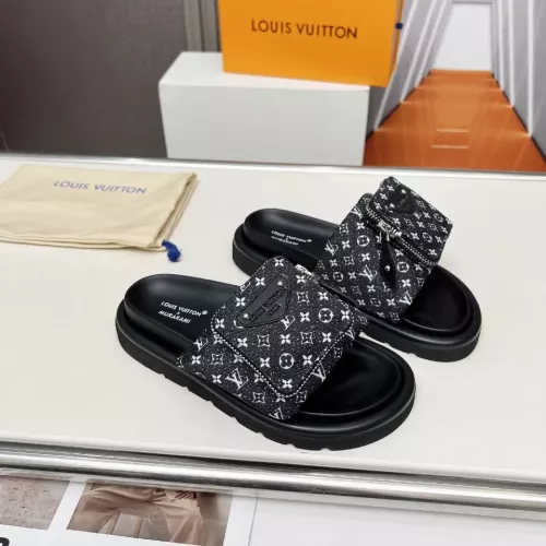 Louis Vuitton Slippers For Women #1292559 $80.00 USD, Wholesale Replica Louis Vuitton Slippers