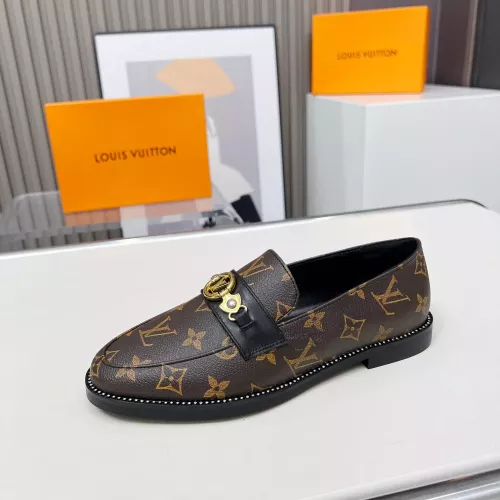 Replica Louis Vuitton LV Oxfords Shoes For Women #1292563 $92.00 USD for Wholesale