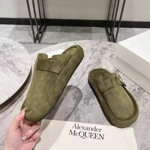 Replica Alexander McQueen Slippers For Women #1292591 $115.00 USD for Wholesale