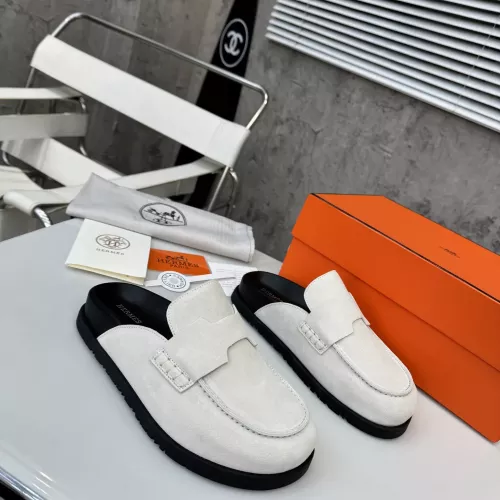 Replica Hermes Slippers For Women #1292593 $82.00 USD for Wholesale