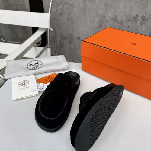 Replica Hermes Slippers For Men #1292608 $82.00 USD for Wholesale