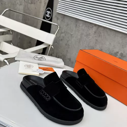 Replica Hermes Slippers For Men #1292608 $82.00 USD for Wholesale