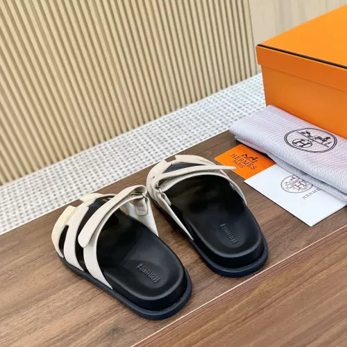 Replica Hermes Slippers For Men #1292616 $80.00 USD for Wholesale