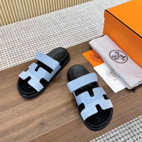 Replica Hermes Slippers For Men #1292618 $80.00 USD for Wholesale