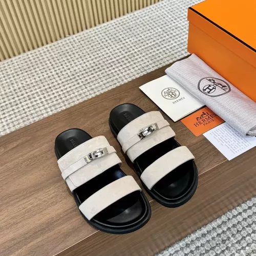 Replica Hermes Slippers For Women #1292621 $82.00 USD for Wholesale