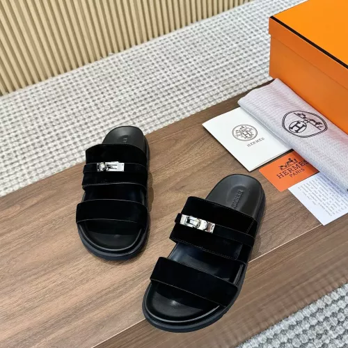 Replica Hermes Slippers For Women #1292629 $82.00 USD for Wholesale