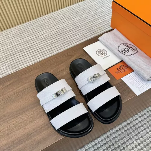 Replica Hermes Slippers For Women #1292631 $82.00 USD for Wholesale