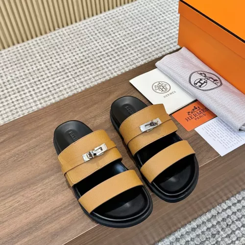 Replica Hermes Slippers For Women #1292633 $82.00 USD for Wholesale