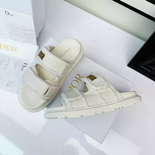 Replica Christian Dior Slippers For Women #1292642 $96.00 USD for Wholesale