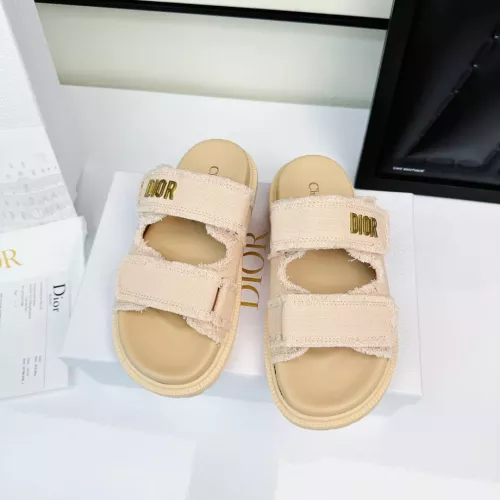 Replica Christian Dior Slippers For Women #1292645 $96.00 USD for Wholesale