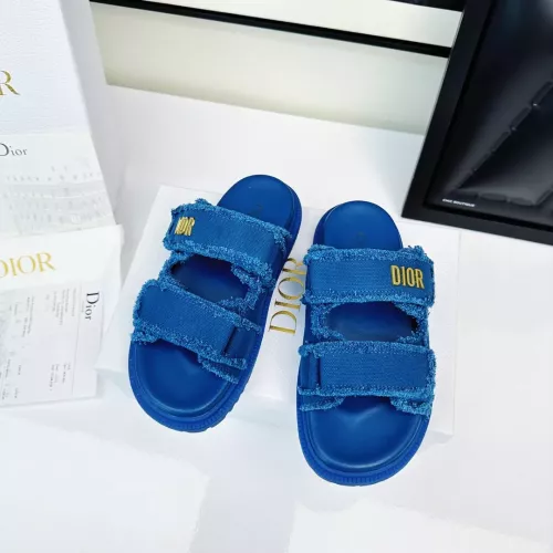 Replica Christian Dior Slippers For Women #1292646 $96.00 USD for Wholesale