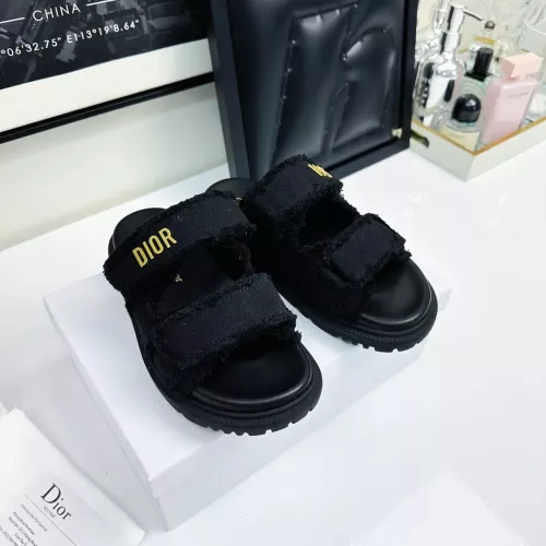 Replica Christian Dior Slippers For Women #1292647 $96.00 USD for Wholesale