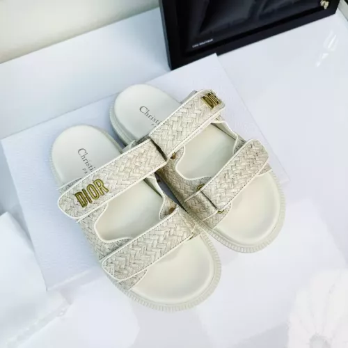 Replica Christian Dior Slippers For Women #1292654 $96.00 USD for Wholesale