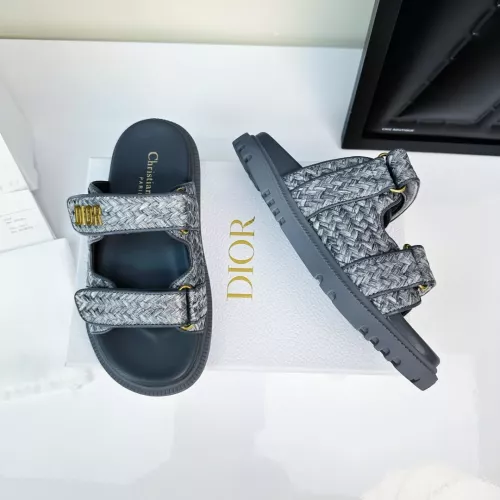 Replica Christian Dior Slippers For Women #1292657 $96.00 USD for Wholesale