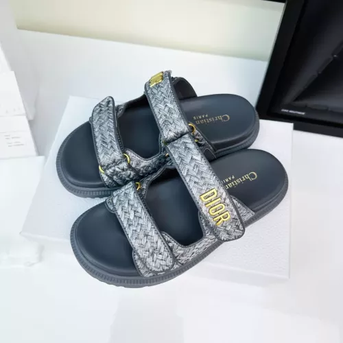 Replica Christian Dior Slippers For Women #1292657 $96.00 USD for Wholesale